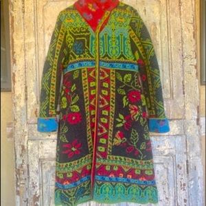 Ivko wool sweater coat